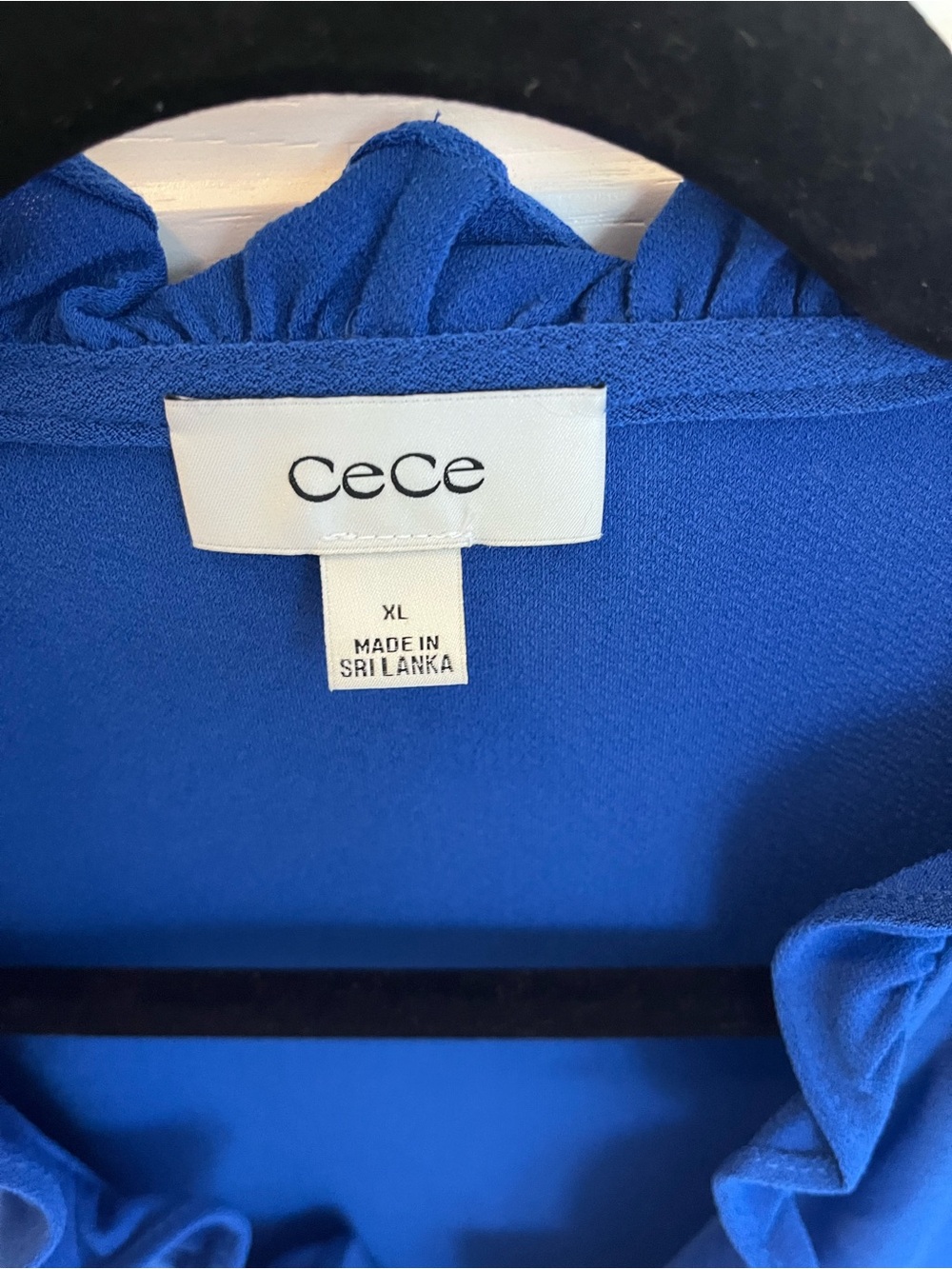 CeCe Royal Blue Blouse - Picture 3 of 5